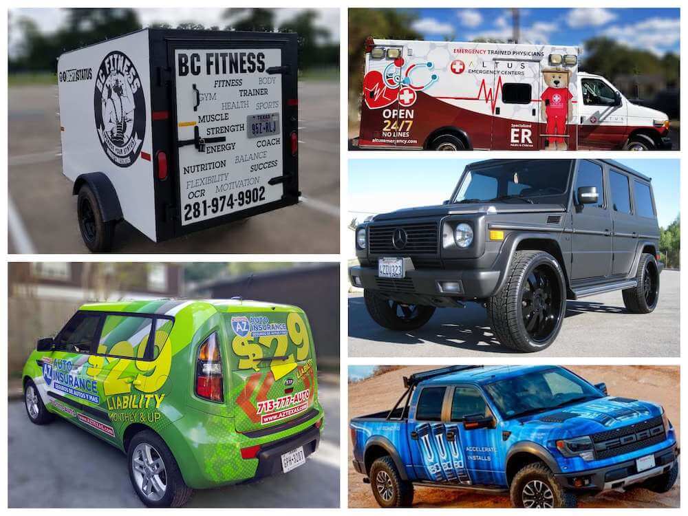 Car Wrap Cost and Pricing - Houston, TX - Graphics AtoZ