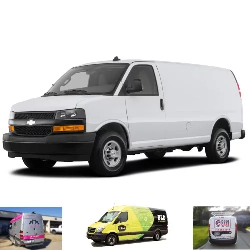 Express Graphic Wrap Chevrolet Cargo Van