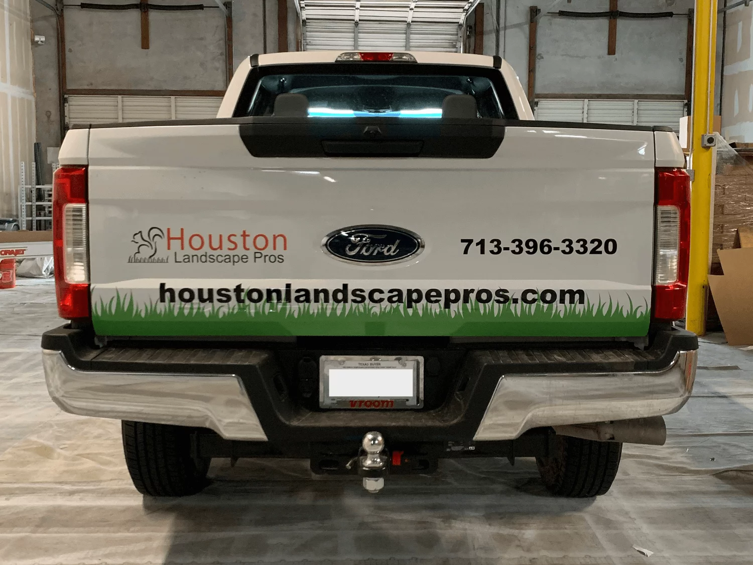 Pickup Truck Bed Wrap Landscape Partial Wrap Houston TX
