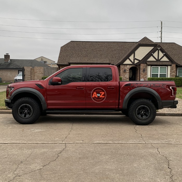 Ford Raptor Spot Graphic Wrap